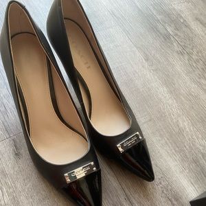Women's Black Coach heels
